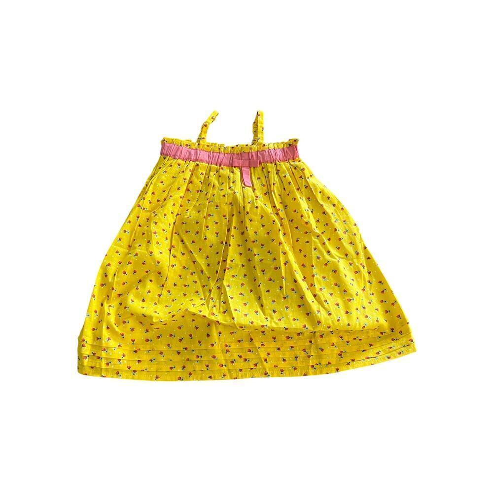 NWT ILoveGorgeous Kid's Yellow Floral Print Picnic Dress Size 12-18M